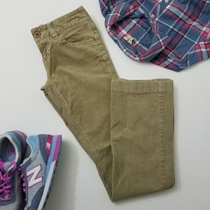 AEO Stretch Skinny Flare Corduroy Pants